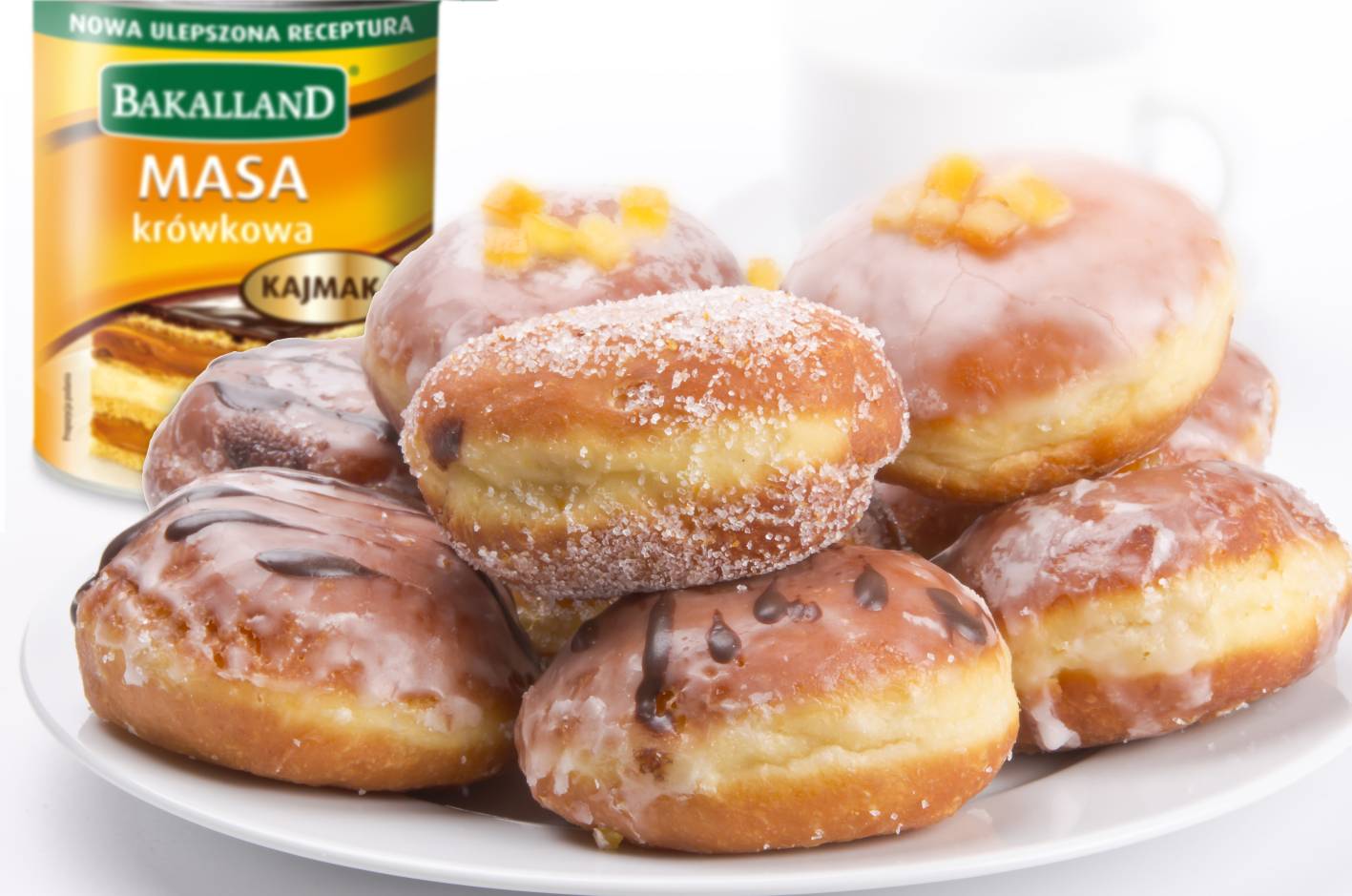 Przepis na pączki z nadzieniem toffi