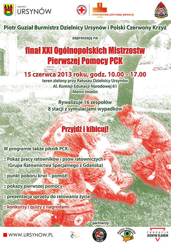 Mistrzowie na pomoc! Finał XXI Ogólnopolskich Mistrzostw Pierwszej Pomocy PCK