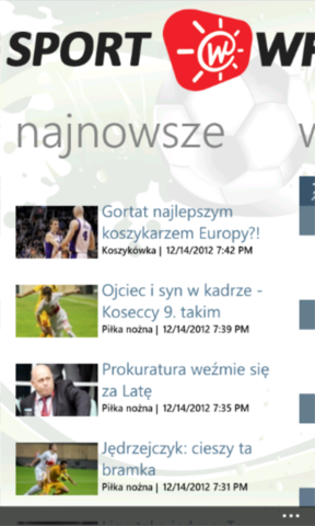 Sportowe emocje z aplikacją od WP.PL na Windows Phone