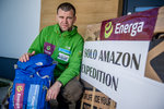 Z ekwipunkiem 1 - Marcin Gienieczko przed wyruszeniem na Energa Solo Amazon Expedition Marcin Gienieczko przed wyruszeniem na Energa Solo Amazon Expedition - 5