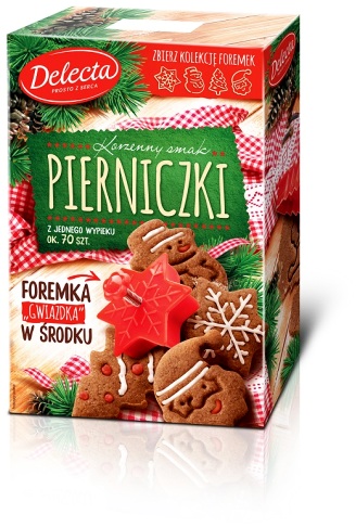 Świątecznie z Delectą ” Pierniczki ” korzenny smak